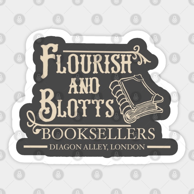 Flourish and Blotts Sticker by RayRaysX2